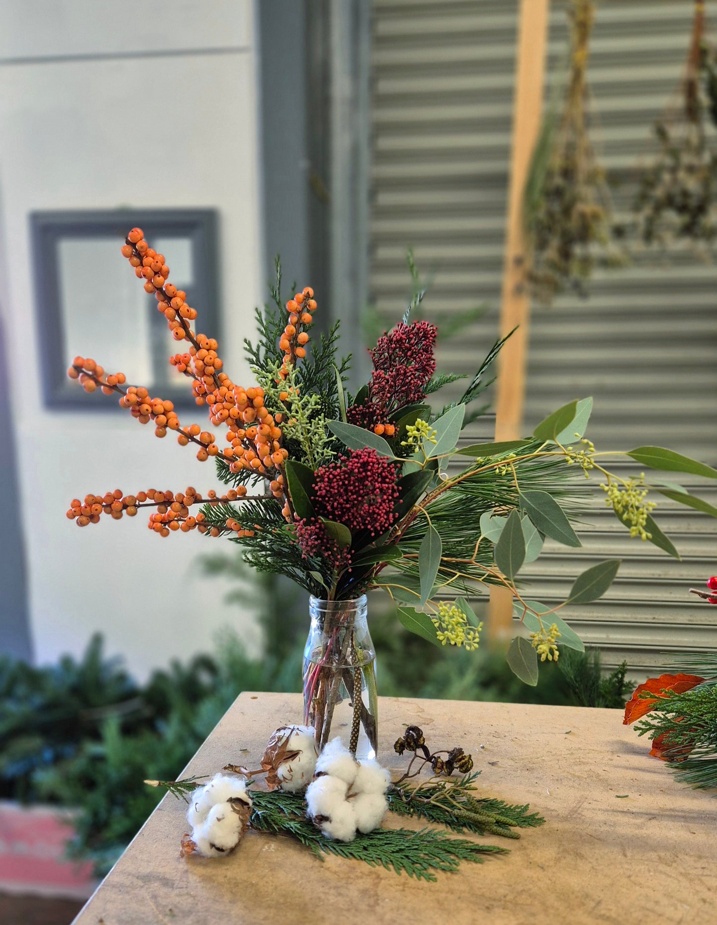 Festive Bud Vase